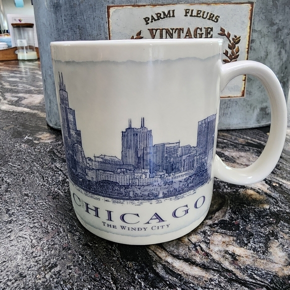 Starbucks Architecture Series Chicago Mug 18oz 2008 - Picture 1 of 5